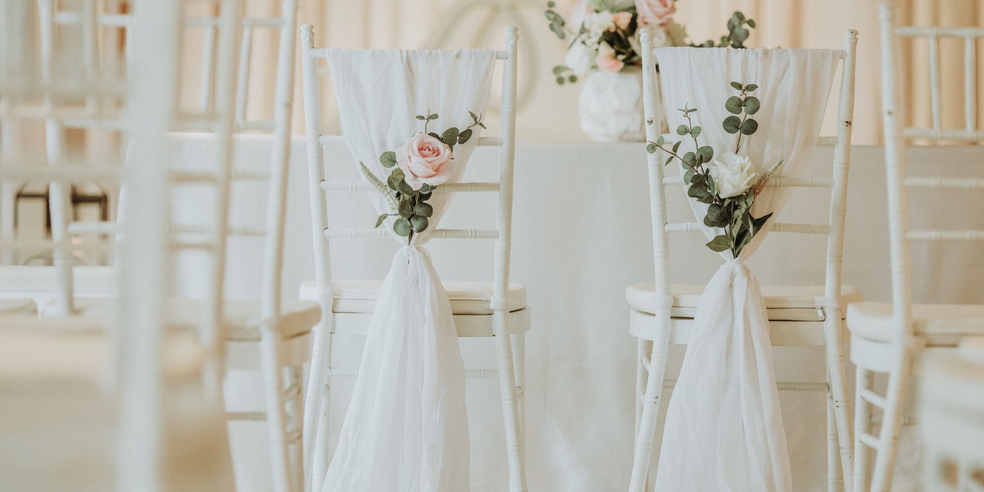 decorated wedding chairs